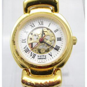 Women Kathy Ireland Quartz WR Analog 23mm Round Watch (H951) "New Battery"